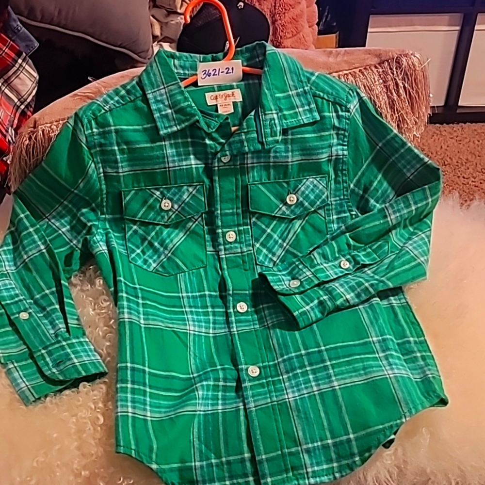Cat and Jack Plaid Shirt